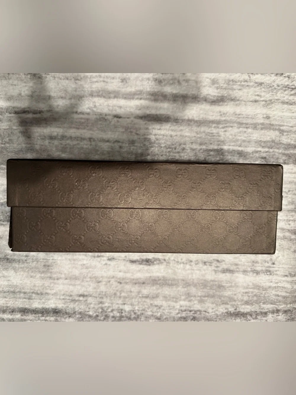 Gucci Brown Box with Gold Logo and Branded Tissue - Picture 5 of 10